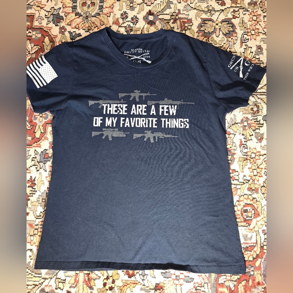 Grunt Style Navy Graphic Tee